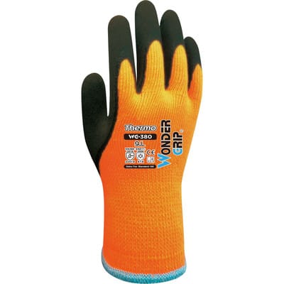 Sicherheitshandschuhe Kälteschutz | THERMO | orange | WG-380 | Größe 11