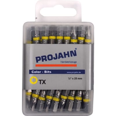 1/4" markierter Bit L25mm TX T10 50er Pack