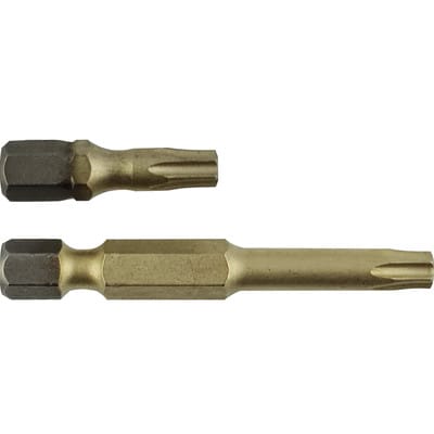 1/4" STAR Bit L50mm TX40 ZrN 10er Pack