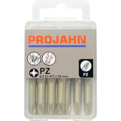 1/4" STAR Bit L50mm PZ2 ZrN 10er Pack