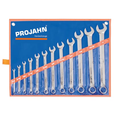 Gabelringschlüssel Set 12-teilig 1/4"|5/16"|3/8"|...|3/4"|7/8"|15/16"|1