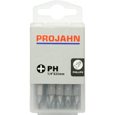 1/4" Bit L25mm Phillips Nr 4 10er Pack
