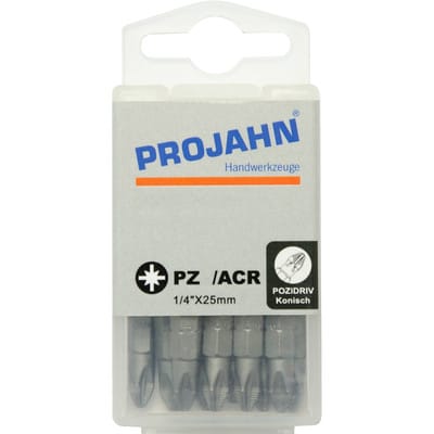 1/4" ACR Bit L25mm Pozidriv Nr 2 10er Pack