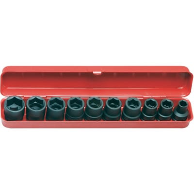 1/2" Schlag-Steckschlüssel-Satz 10-teilig