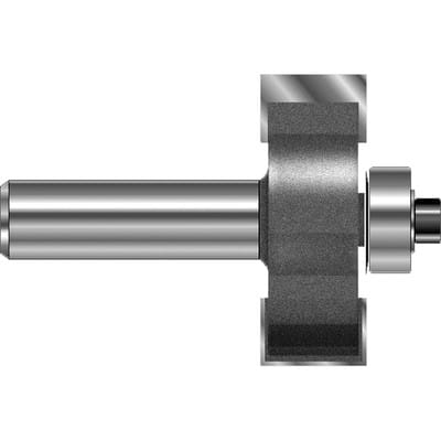 Falzfräser mit Kugellager D 31,7 mm, L 44,5mm, L2 12,7mm