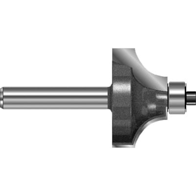 Viertelstabfräser mit Kugellager D 28,7 mm, L 46,5mm, L2 14,5mm