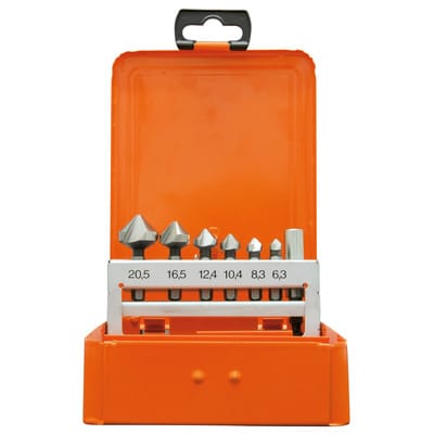 Kegelsenker-Satz HSS-G 90° 1/4" 6-kant Schaft 7-teilig