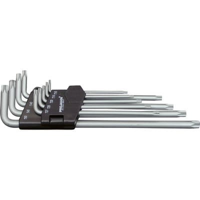 Stiftschlüssel-Satz für TORX, 9-teilig T10-T50
