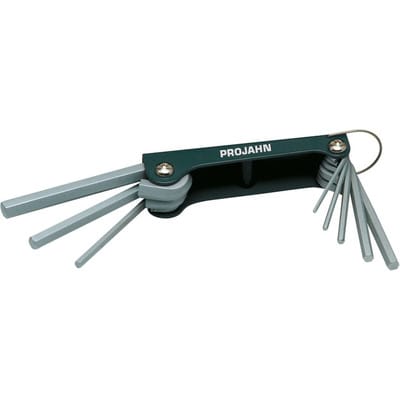 Winkelstiftschlüssel-Satz Innen-6Kant Klapphalter 2,5-10mm 8-teilig