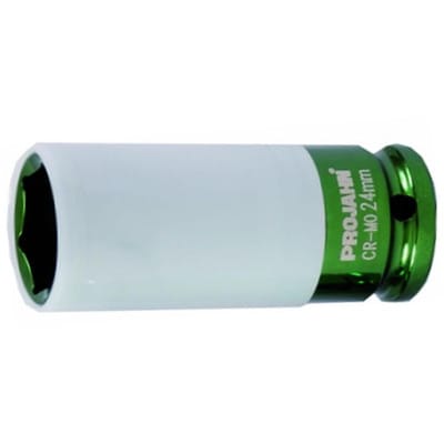 1/2" Schlag-Stecknuss für Alufelgen, tief 24mm