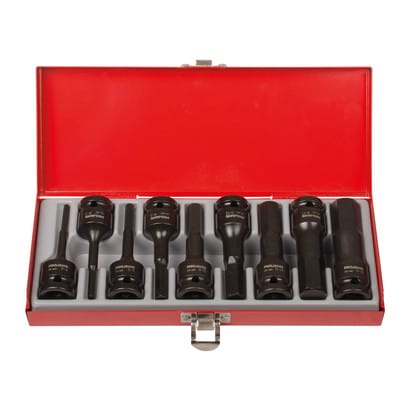 1/2" Schlag Stecknuss-Satz Innen-6kant 4 - 19mm