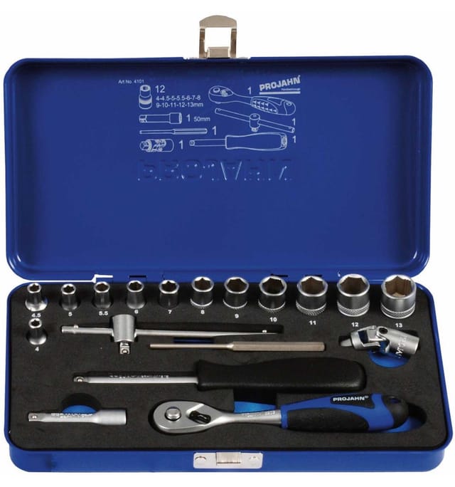Xi-on 1/4" Steckschlüssel Satz 18-teilig