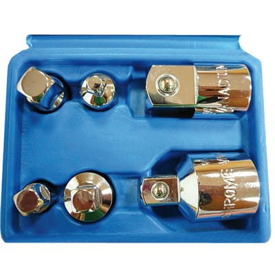 Adapter Satz, 6 teilig 1/4" auf 3/8" - 3/8" auf 1/4" 3/8" auf 1/2" - 1/2" auf 3/8" 1/2" auf 3/4" - 3/4" auf 1/2