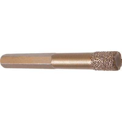 Diamant Trockenbohrer, ø 5mm, Wachsfüllung 6-kant Schaft