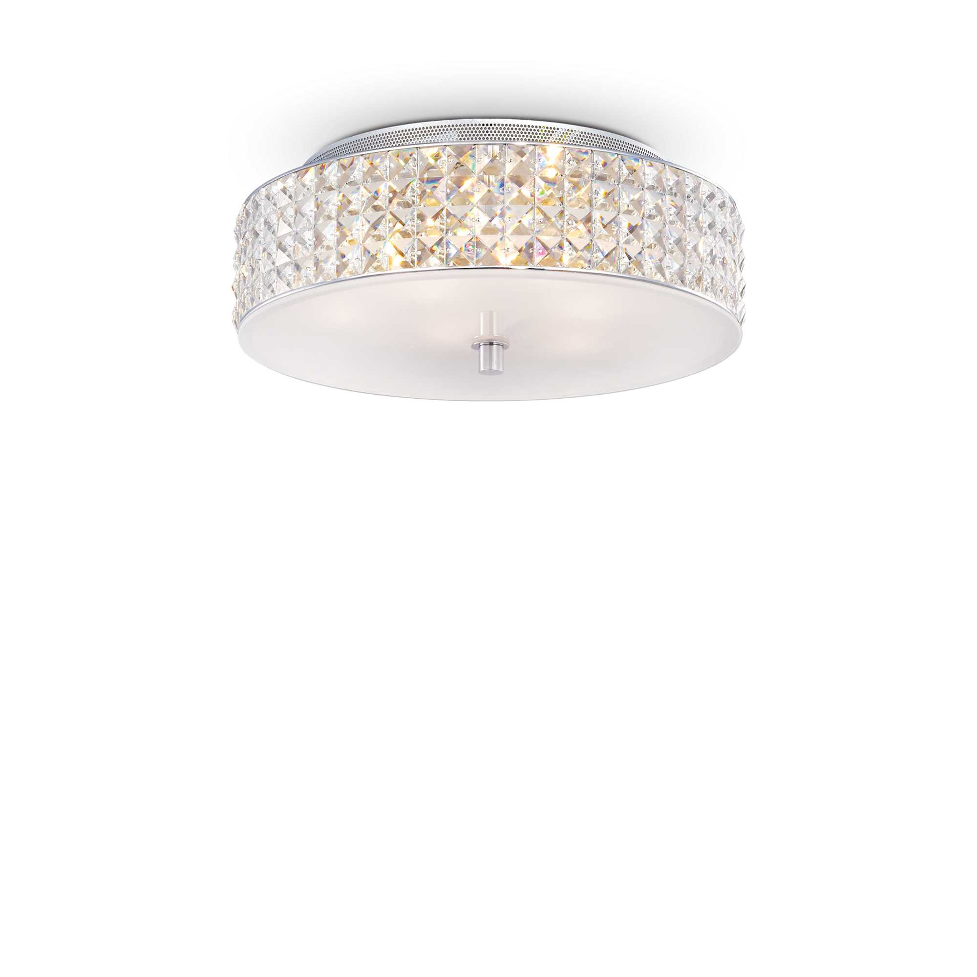 Ideal Lux Roma - 6 Light Medium Flush Deckenleuchte Chrom, G9
