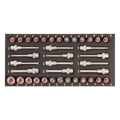 1/2" KFZ Spezial Einlage 38-teilig