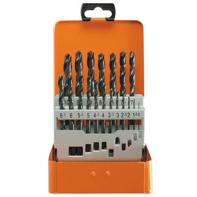 Bohrerkassette HSS-R 19-teilig 1-10/0,5mm ECO