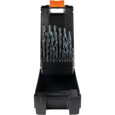 Bohrerkassette HSS-G 25-teilig 1-13/0,5mm linksschneidend