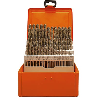 Bohrerkassette DIN 338 HSS-Co 50-teilig 1-5,9/0,1mm SPEED