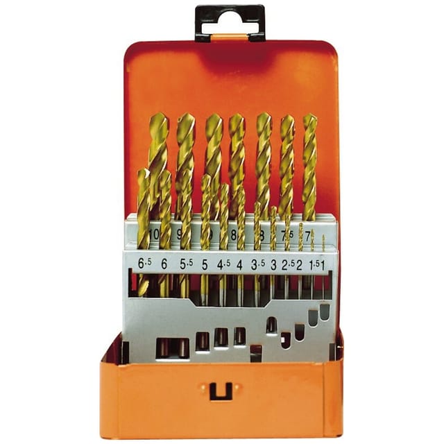 Bohrerkassette HSS-G TiN ECO 19-teilig 1-10/0,5mm
