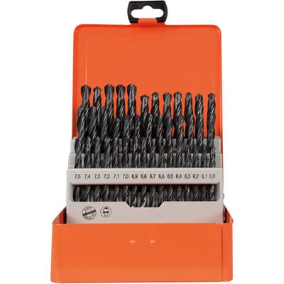 Bohrerkassette HSS-R 41-teilig 6-10/0,1mm ECO