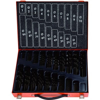 Bohrer-Magazin HSS-R 170-teilig 1-10/0,5mm ECO