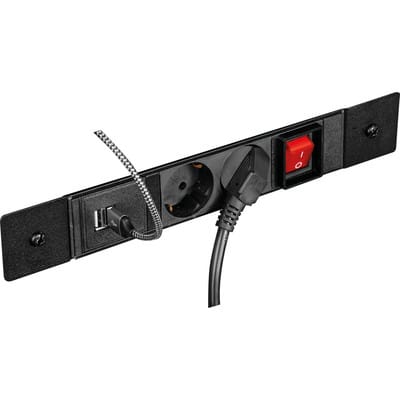 Zubehör Werkstattwagen UNIVERSE UK-Version 240V Steckerleiste inkl. 5m Kabel und Kabelhalter