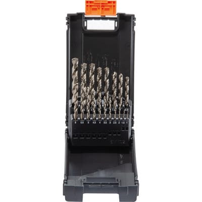 Kassette Kunststoff HSS-Co Speed 19-teilig 1 - 10mm