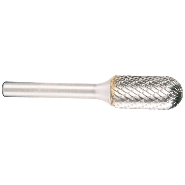 Hartmetallfräser, Form C Walzenrund / Zylinder Walze d1 19.0 mm, Schaftdurchmesser 6.0 mm Kreuzverzahnung