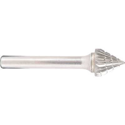 Hartmetallfräser, Form J Kegel 60° d1 9.6mm, Schaft-ø6.0mm Kreuzverzahnung