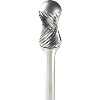 Hartmetallfräser, Form X Multikantenfräser d1 12,6 mm, Schaftdurchmesser 6.0 mm Standardverzahnung