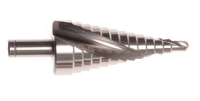 Stufenbohrer mit Spiralnut HSS-Co Gr.1 4-12mm
