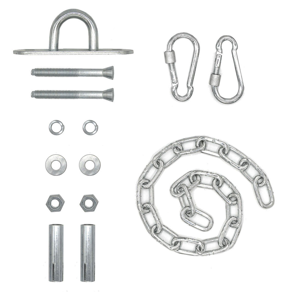 No Brand - 230kg Hängesessel Kette Mit Deckenhaken - 66cm Aufhängung Für Boxsack Hängematte