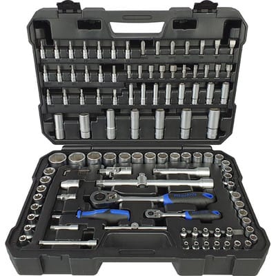1/4"+1/2" Steckschlüssel Satz 108-teilig proficraft, 72 Zahn Knarren