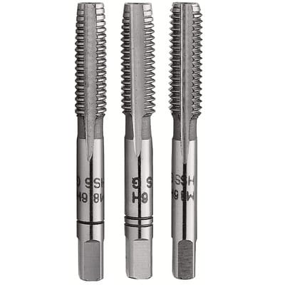 Handgewindebohrersatz HSS-G DIN 352 BSW 1/4"x20
