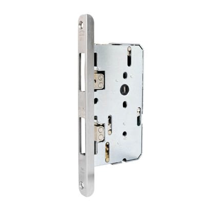 Panik-Treibriegelschloss B 2390,UG/9,D65,W20x12x235rd,ER,DR