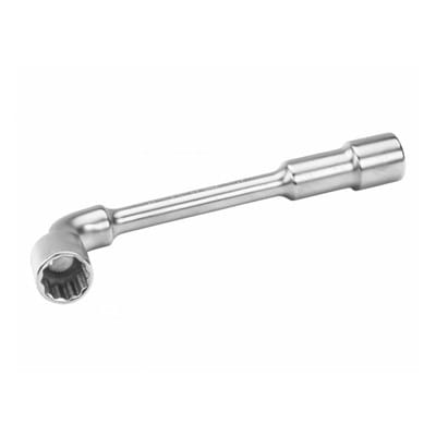 Gebogener Doppel-Steckschlüssel, 6- und 12-kant, SW 30mm