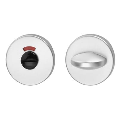 Schlüsselrosettenpaar Riva 1057,rund,WC/SS, 8mm,TS 38-48,ER