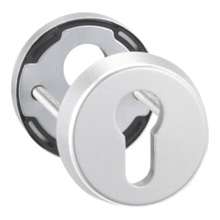 Schutzrosetten-Satz 6533,rund,12mm,ES0/PZ,ER matt,TS65-68