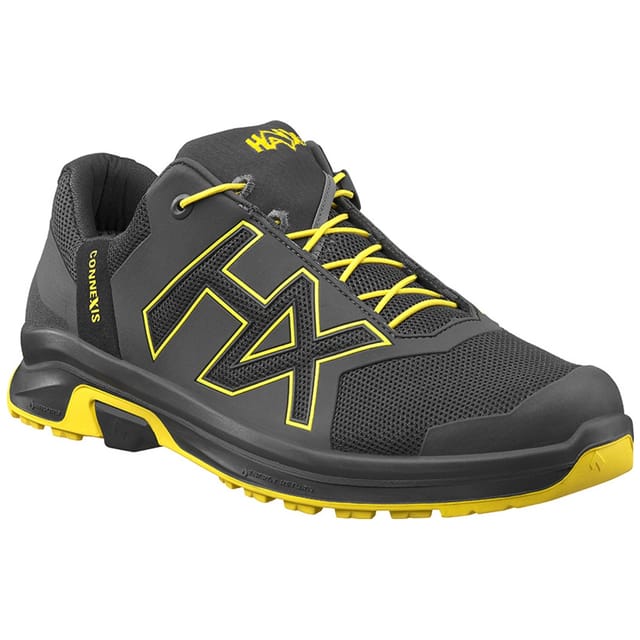 Halbschuh CONNEXIS Go GTX low grey-lightning, keine Sicherheitsklasse, grau/gelb, UK 7.0 / EU 41