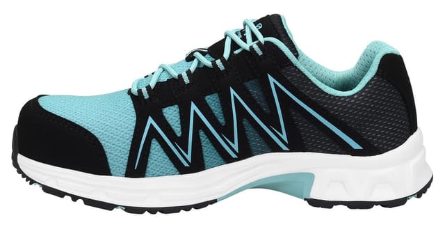 Sicherheitshalbschuh jo_SPEEDY black-aqua Low ESD S1PS, Gr. 40