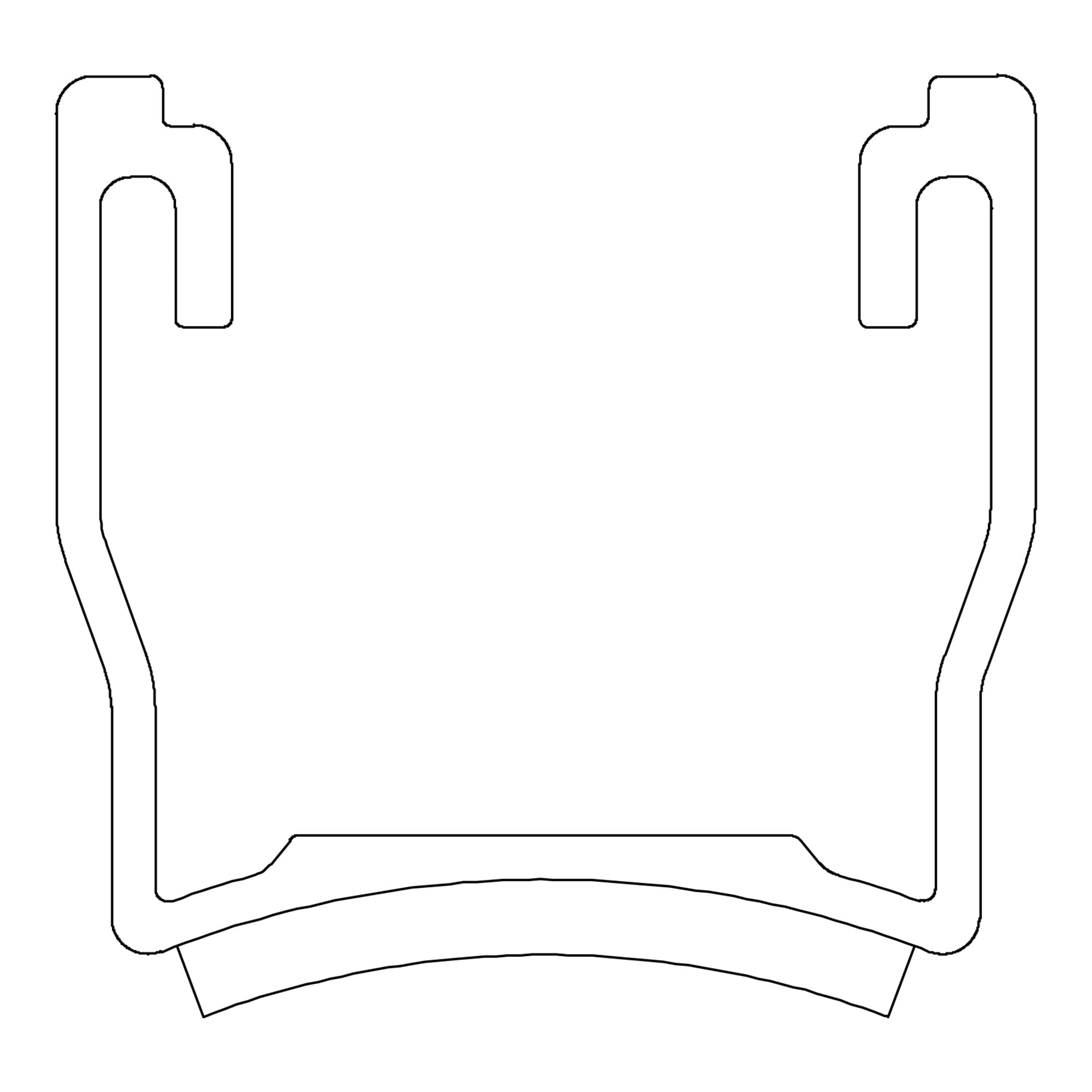 K2 Systems Kurzschiene Multirail 10 Aluminium 100mm
