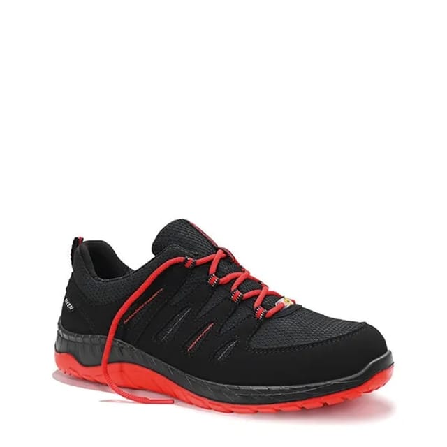 Berufshalbschuh MADDOX black-red Low ESD O2, Gr. 42