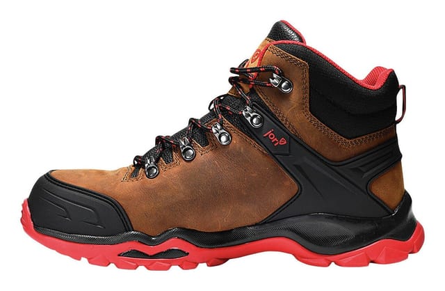 Sicherheitsschnürstiefel jo_POWERFUL brown Mid S3S, Gr. 45