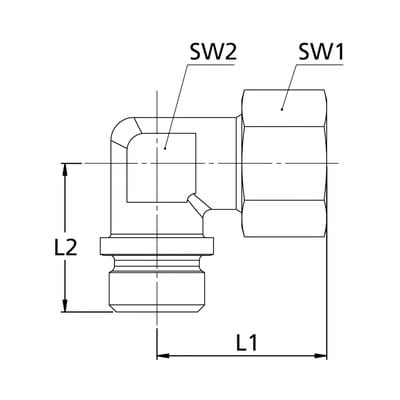 Winkel-Einschraubverschraubung, M12x1,5 A, Rohr-A-Ø6, Stahl verzinkt