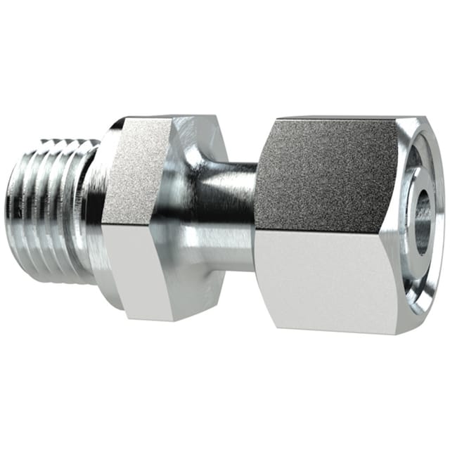 Einst.-Ger.-Einschraubvers., M22x1,5a., Rohr-AØ18mm, Stahl verz.