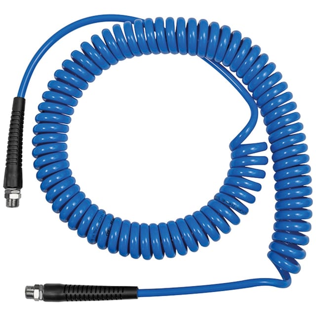 Spiralschlauch, Verschraubung, gewebeverstärkt PU, G 1/4", ø 10x6,5, 7,5 m