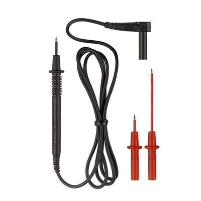 Messleitungen 2 mm. 4-teilig. Inhalt Messleitung, 2 Messspitzen mit 2 mm Messspitze.