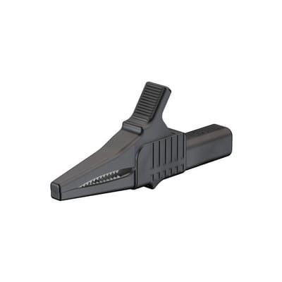 Sicherheits-Abgreifklemme CAT II, 1000 V, 4 mm, schwarz