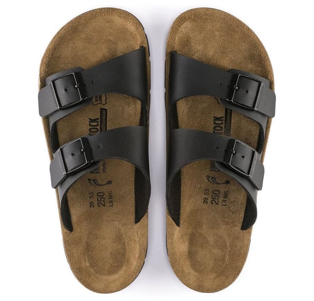 Sandale Bilbao, Birko-Flor, schwarz, Weite normal, Größe 45